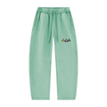 Unisex Vintage Wash Barrel Leg Fleece Sweatpants