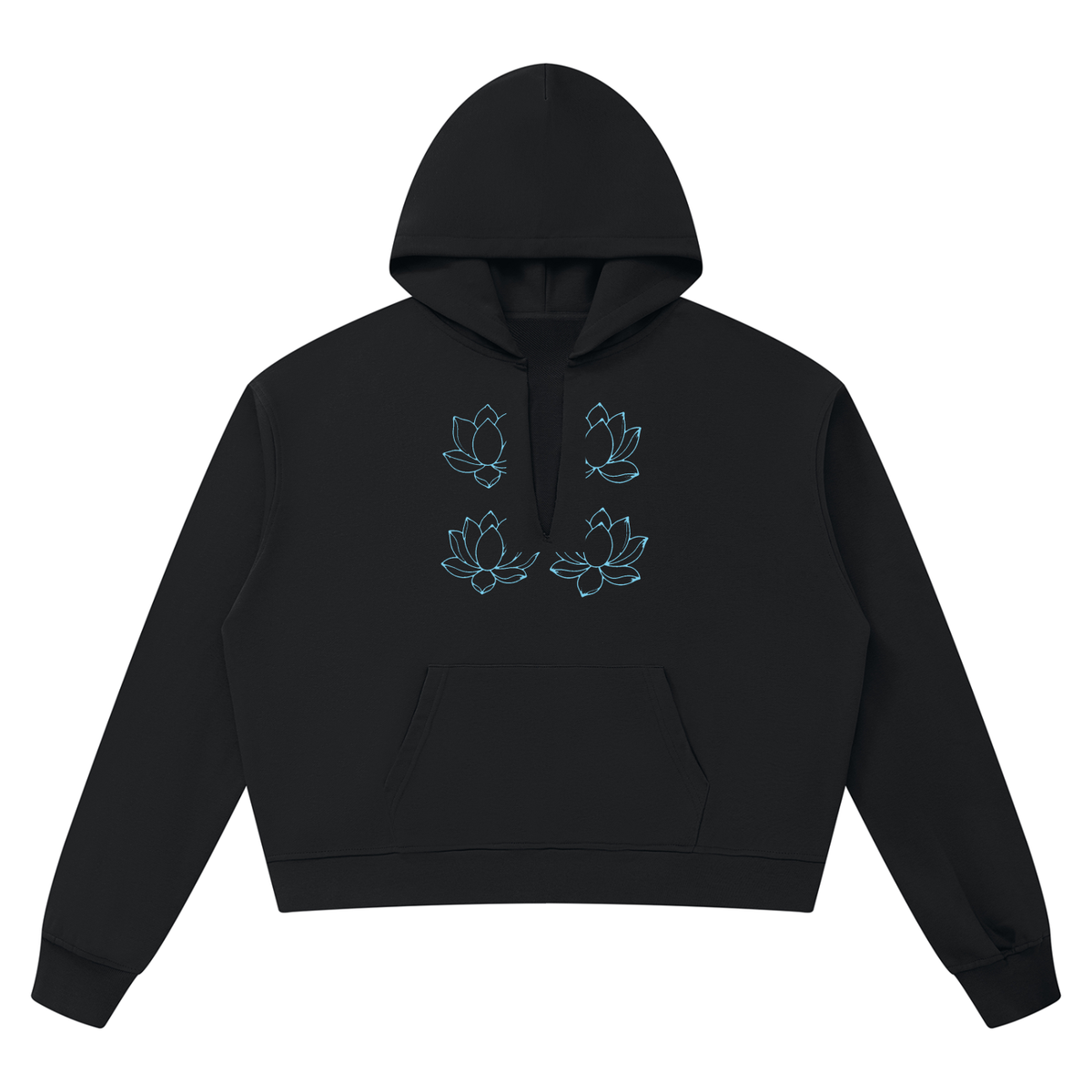 Unisex Boxy Raw Edge Hoodie