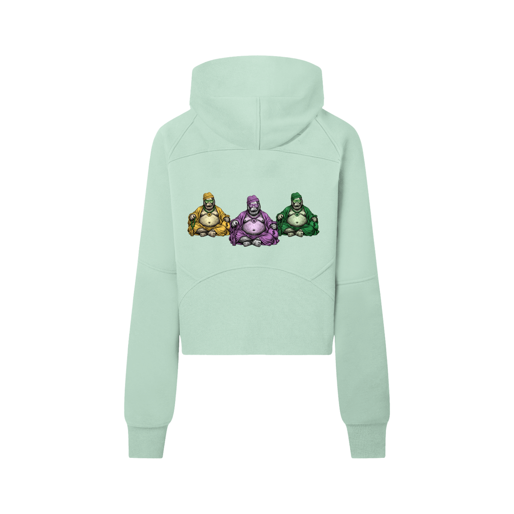Cropped Half-Zip Hoodie