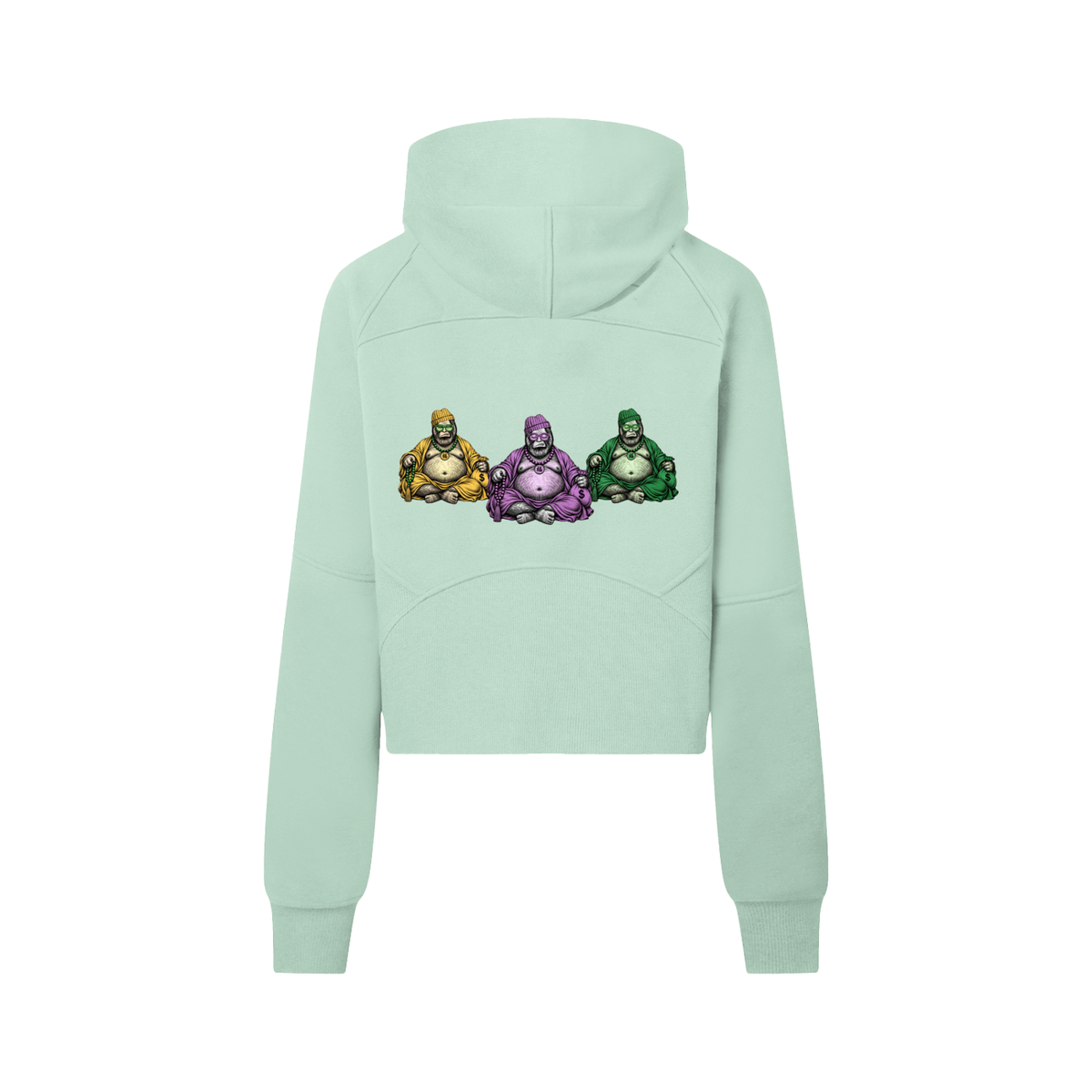 Cropped Half-Zip Hoodie